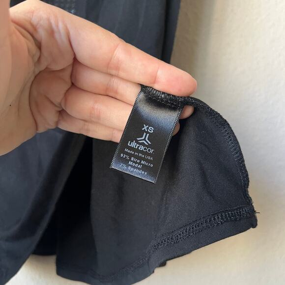 NWT NEW Ultracor Black Mini Star Stripe Tank Top Size XS - Picture 5 of 5